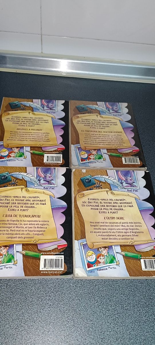 4 Llibres Bat Pat en Catalá