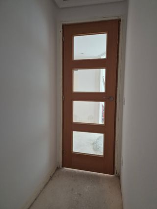 Puerta interior con cristal