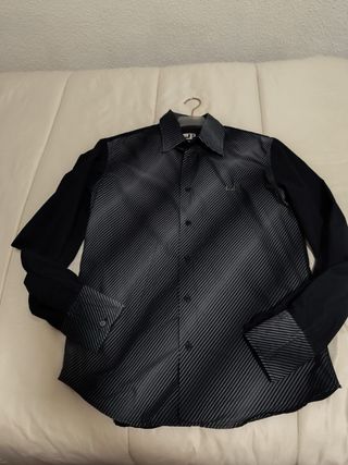Camisa Adolfo Domínguez - Negra Gris