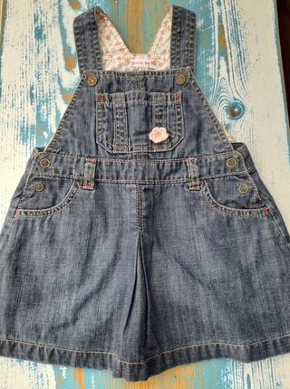 Vestido vaquero grain de blé 6 meses