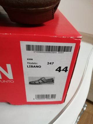 Sandalias Notton Piel Marrón - 44