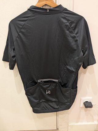 Maillot ciclismo hombre Triban negro - M