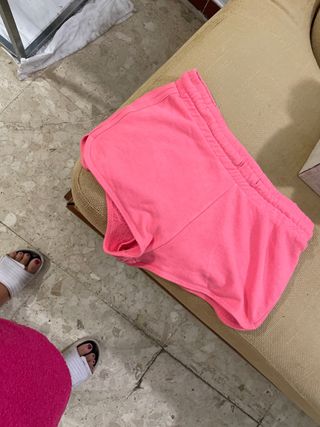 Shorts deportivos rosa