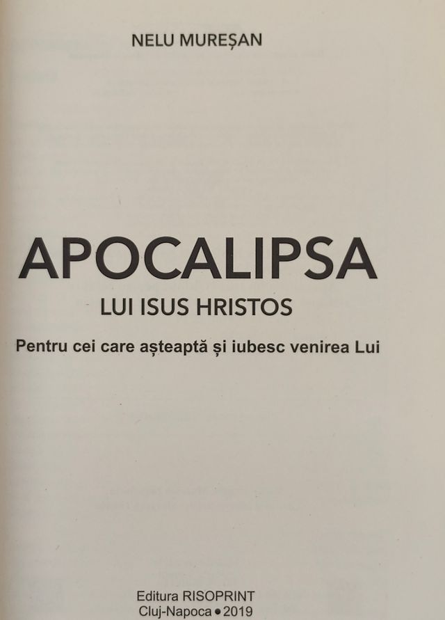 Apocalipsa lui Isus Hristos pentru cei care aşt...