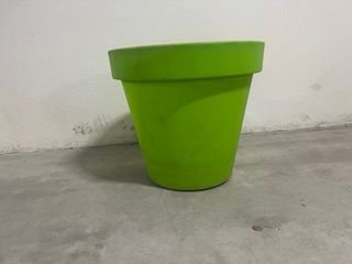 Maceta grande plastico verde