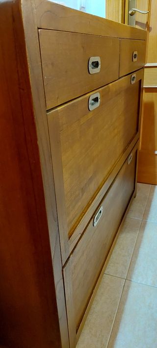 Zapatero Moycor madera marrón