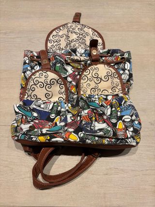 Mochila estampada zapatillas