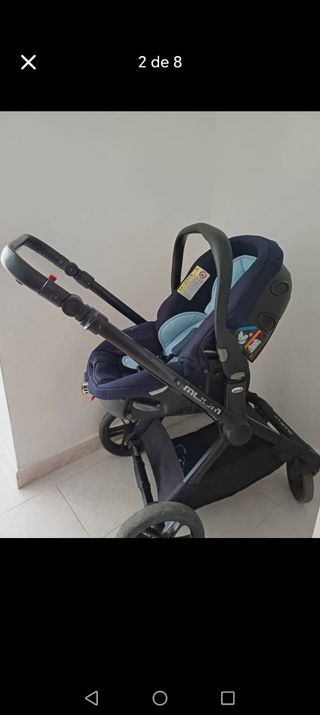 Carro bebé Muum Jane + silla coche