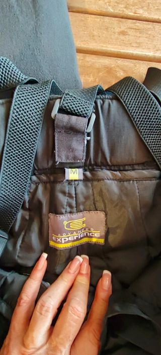 Pantalones moto cordura con tirantes