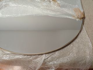 Espejo Ovalado Dorado