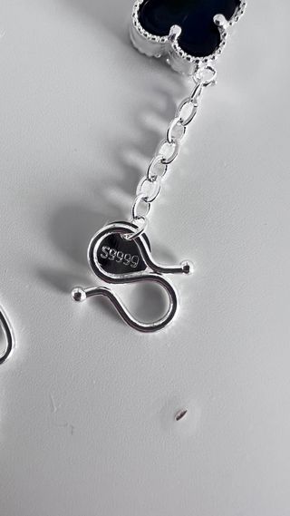 Bracciale quadrifoglio argento 999