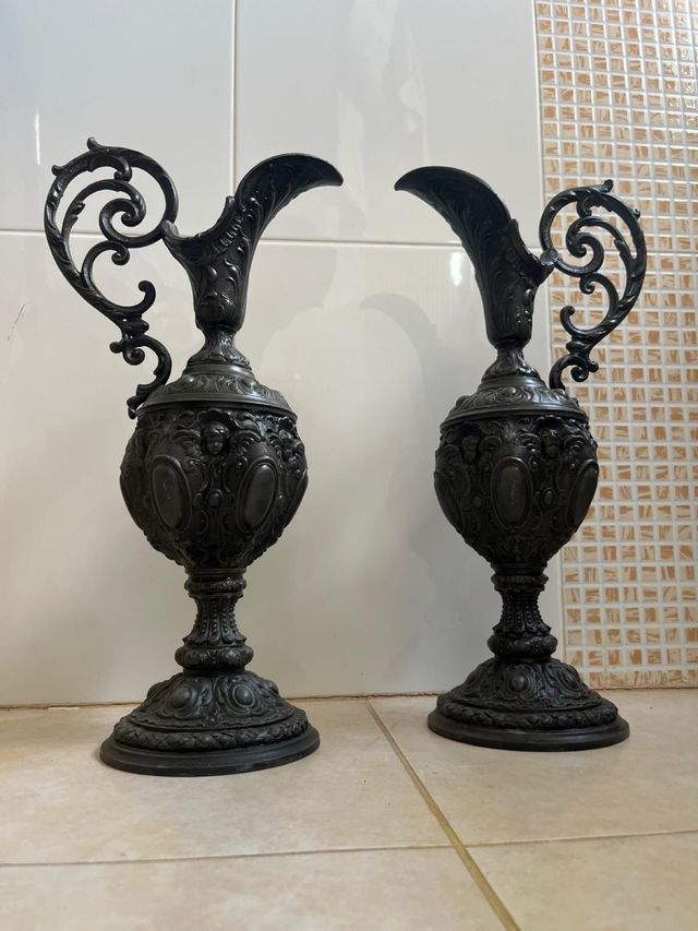 Jarra Metálica Decorativa - 2 uds