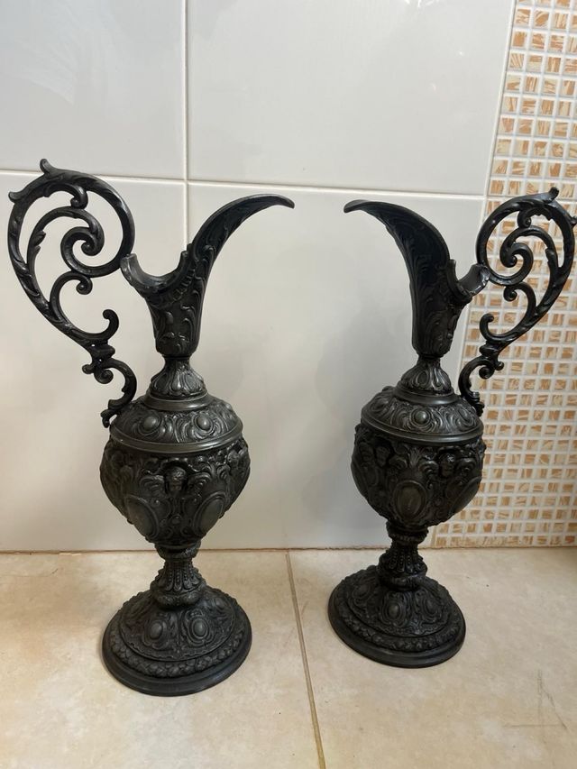 Jarra Metálica Decorativa - 2 uds