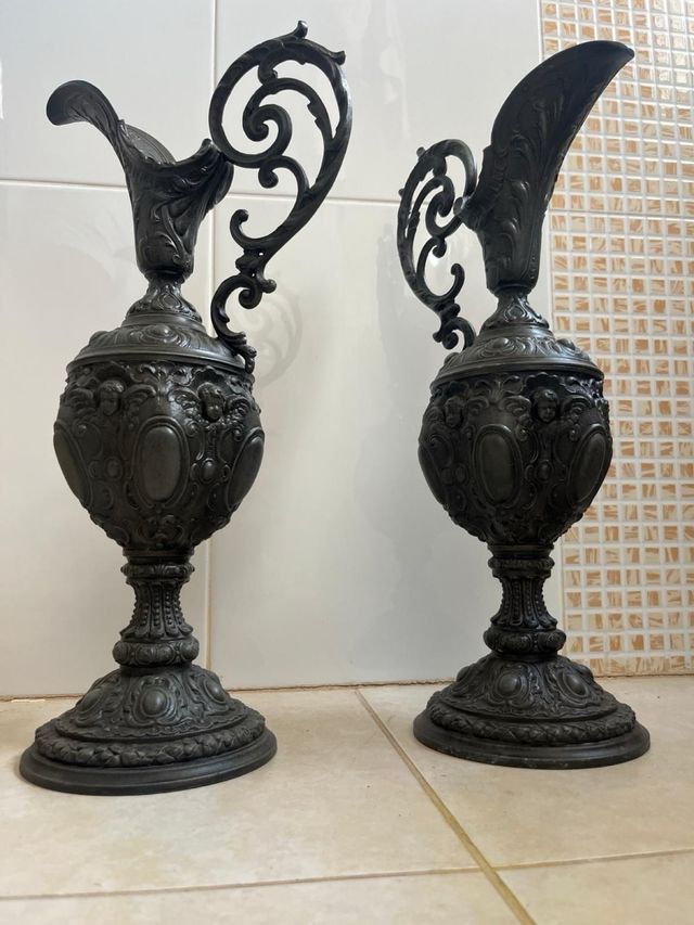 Jarra Metálica Decorativa - 2 uds