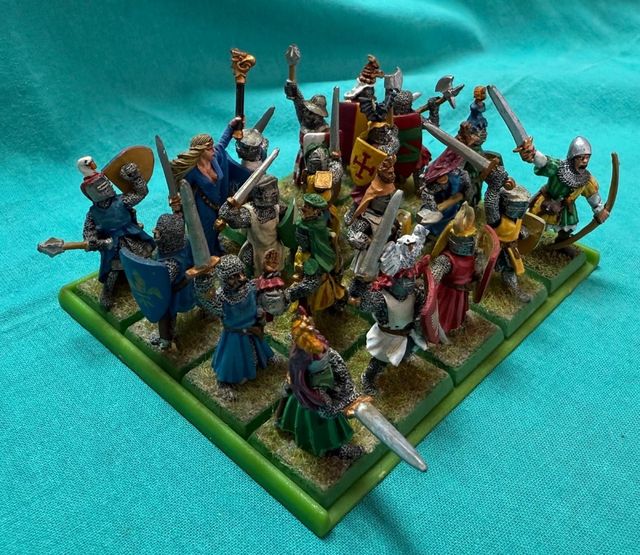 Miniaturas ejército inglés medieval