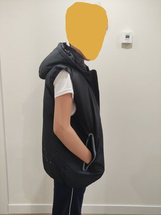 Chaleco Zara negro talla 164 o 13 y 14 años