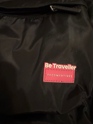 Mochila negra Paco Martínez