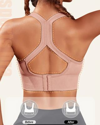 2 x Top deportivo rosa M - Sujetador deportivo