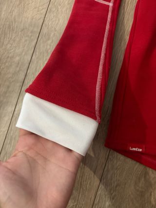 Camisetas térmica roja hombre