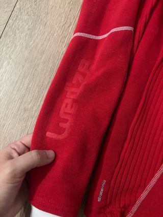 Camisetas térmica roja hombre