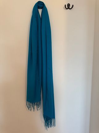 Fular turquesa - Chal azul