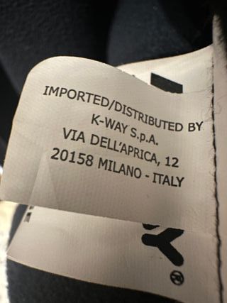 Giacca K-Way Pile Nero