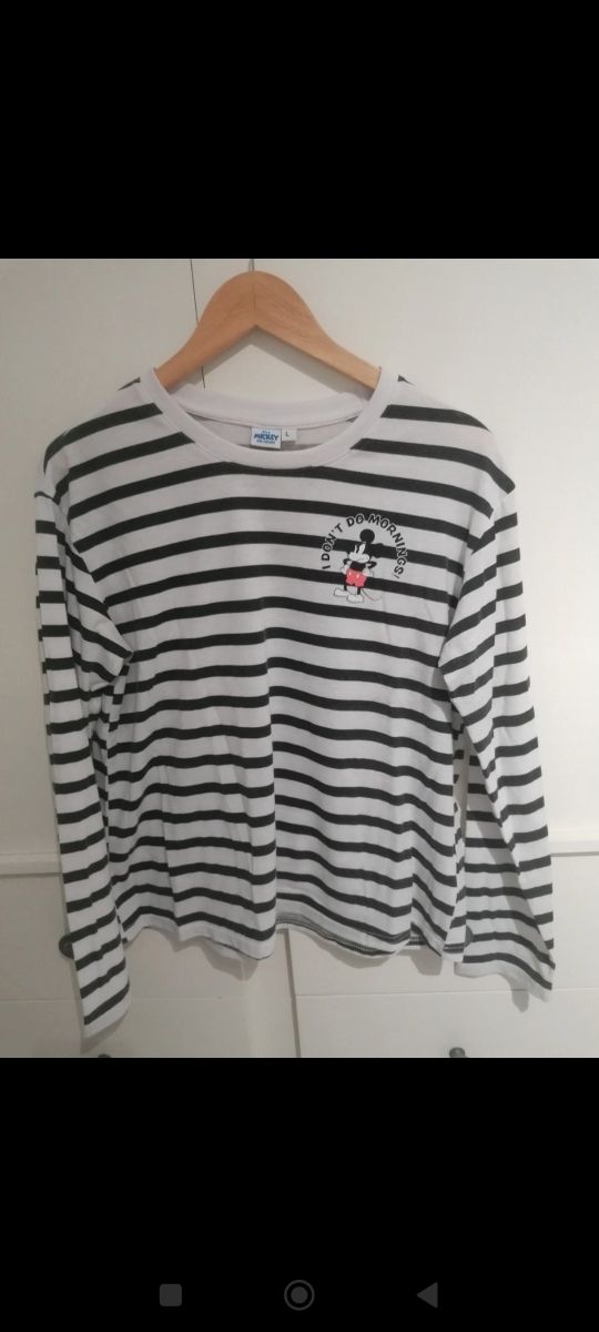 Camiseta Mickey rayas L