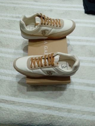 Zapatillas La Garrocha 46 - Beige/Marrón