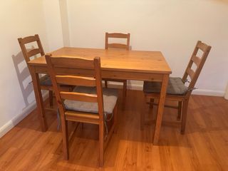 4 Sillas Comedor Madera