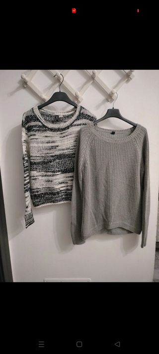 2 Maglioni - Grigio e Multicolor
