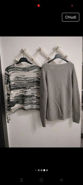 2 Maglioni - Grigio e Multicolor