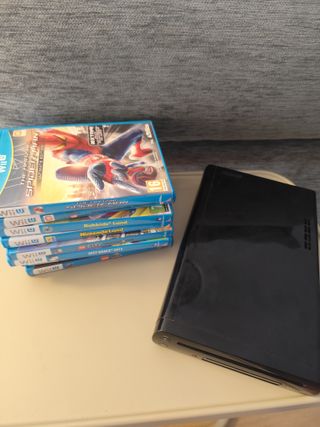 Wii U negra + juegos