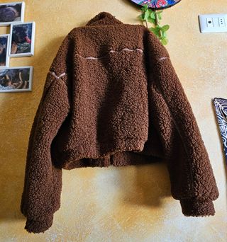 Giubbotto Teddy marrone