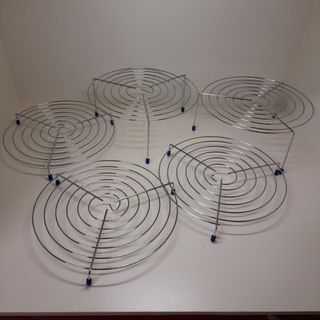 5 Griglie Microonde Metallo - Argento