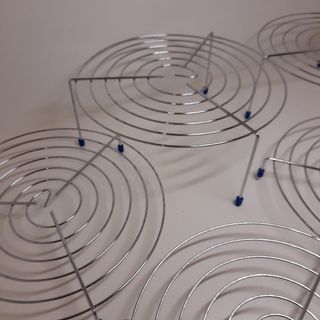 5 Griglie Microonde Metallo - Argento