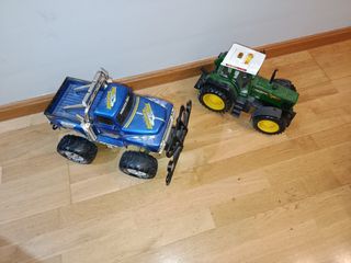 Coches de juguete: Monster Truck + Tractor