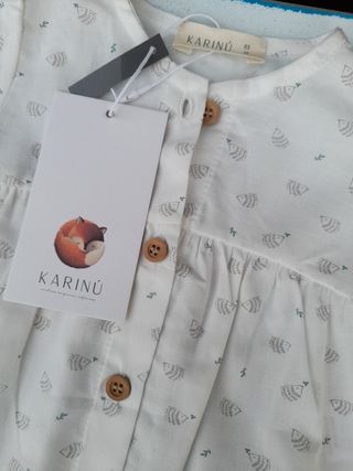 Vestido niña Karinu talla 62