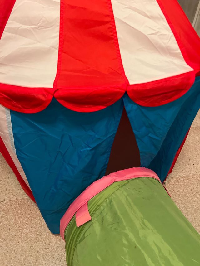 Túnel y tienda infantil