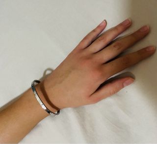 Pulsera plata circonitas