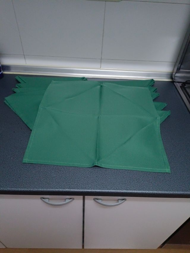 12 Servilletas Vintage - Verde