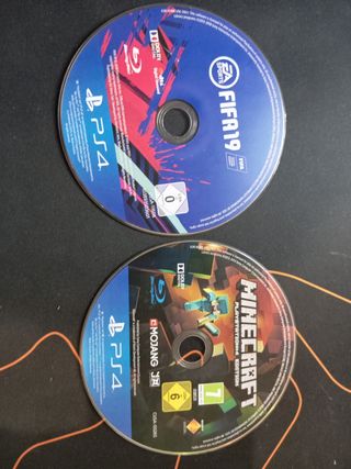 PS4 (PlayStation 4): FIFA 19 & Minecraft