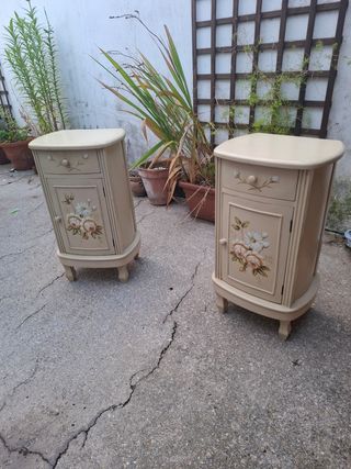 Mesillas de noche beige - 2 uds