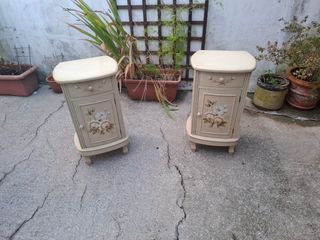 Mesillas de noche beige - 2 uds