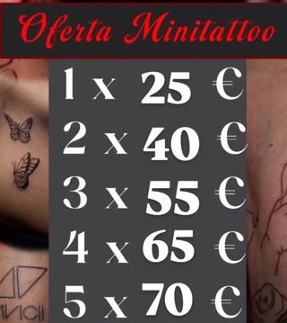Minitattoo - Oferta tatuaje tattoo tatuador
