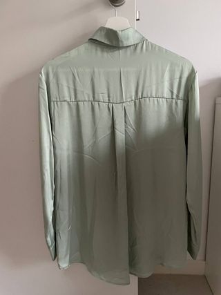 Blusa Zara verde claro