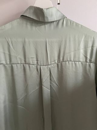 Blusa Zara verde claro