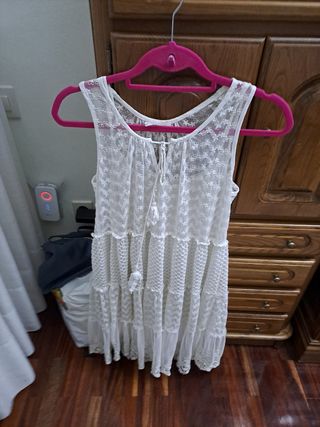 Vestido blanco encaje