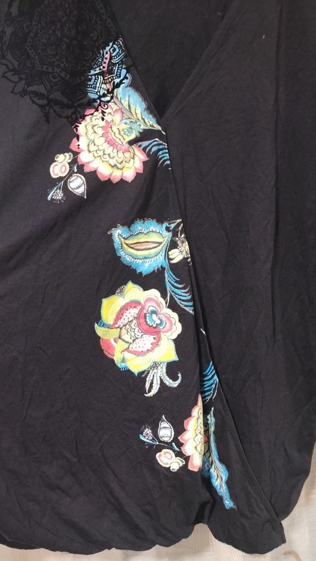 Camiseta Desigual XL - Flores