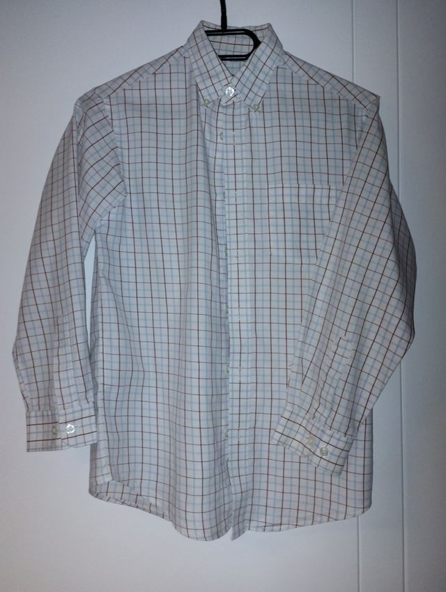 Camisa cuadros talla 12 niño
