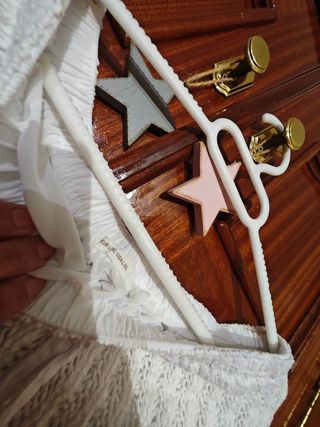 Falda blanca boho